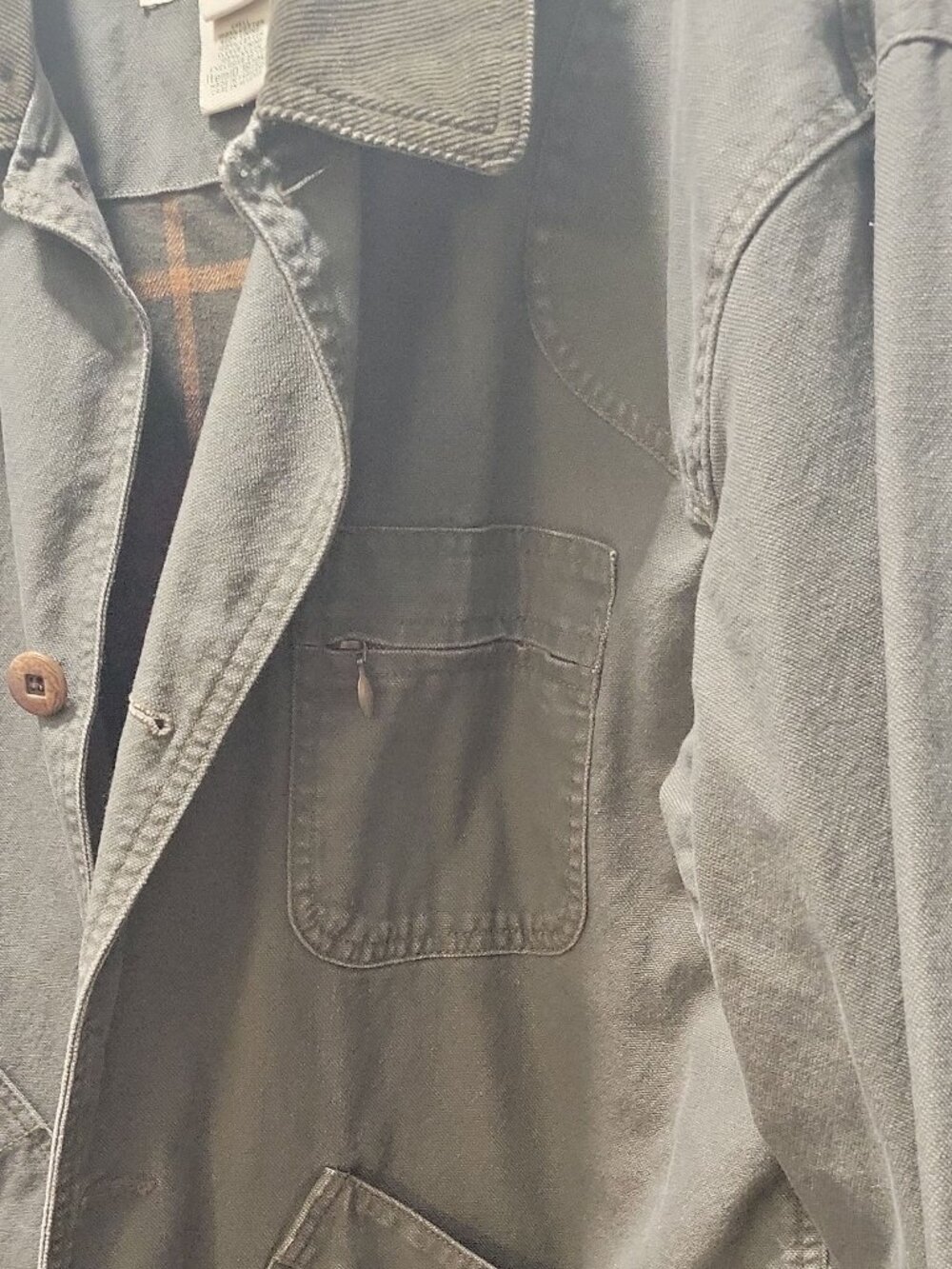 L.L Bean Green Xl Mens Work Coat - work,outdoors,chore,grampacore,cozy,winter - Picture 8 of 11